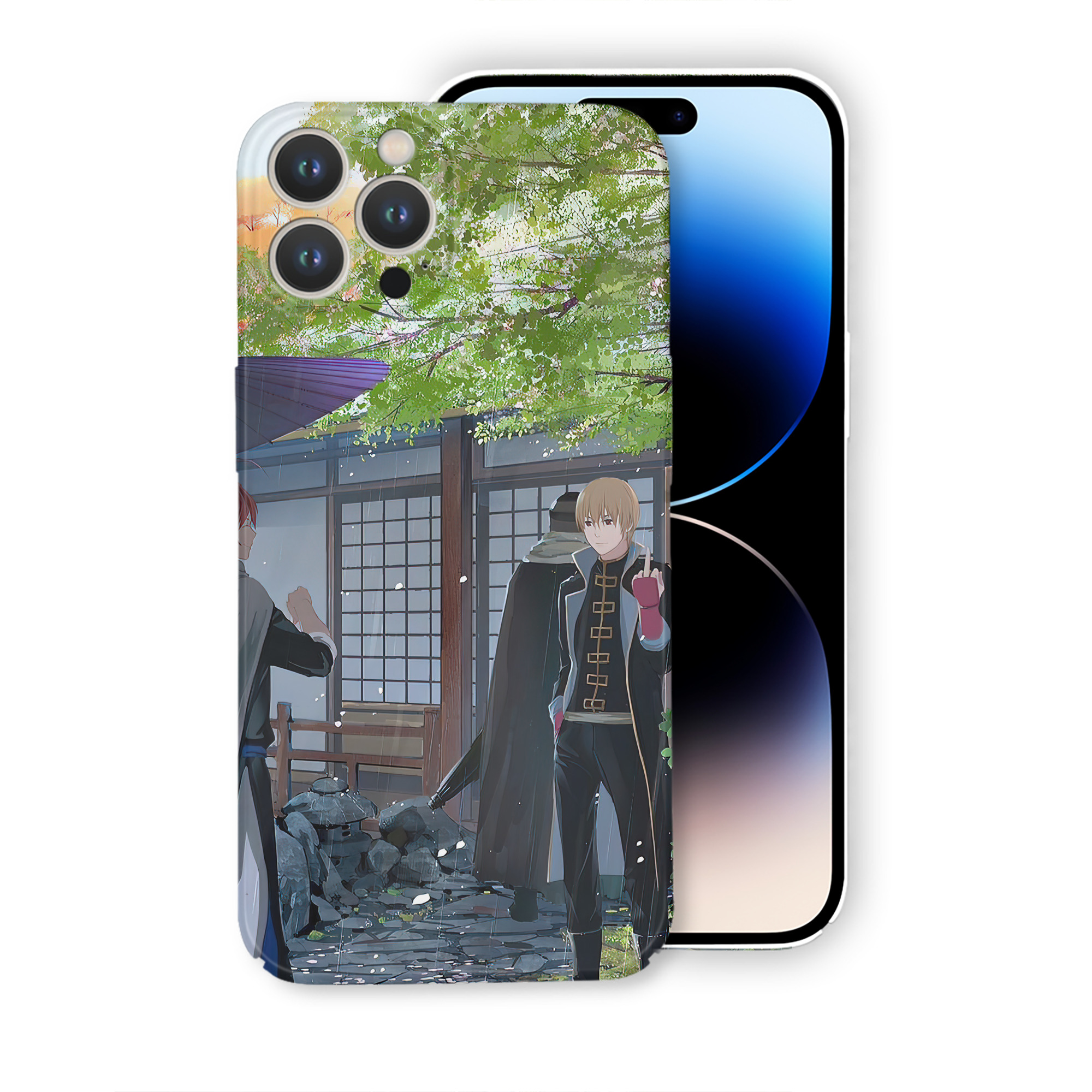 （画像用） ぎんたま 坂田銀時（さかたぎんとき） 神楽 志村新八（しむら しんぱち） GINTAMA Sakata Gintoki Kagura Shimura Shinpachi 【iPhone 14シリーズ対応】ハードケース